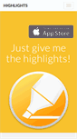 Mobile Screenshot of highlightsapp.net